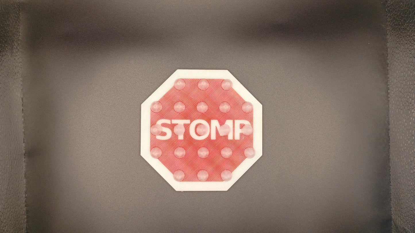 STOMP Sign Stomp Pad